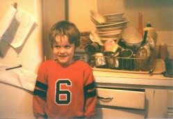 James washed all the dishes!