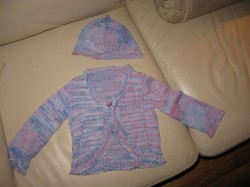 The sweater I knit for Chelsea