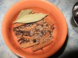 Ingredients for garam masala