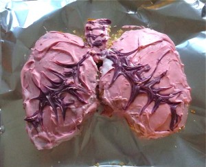 GC's Pink Lung Cake by Zoom!